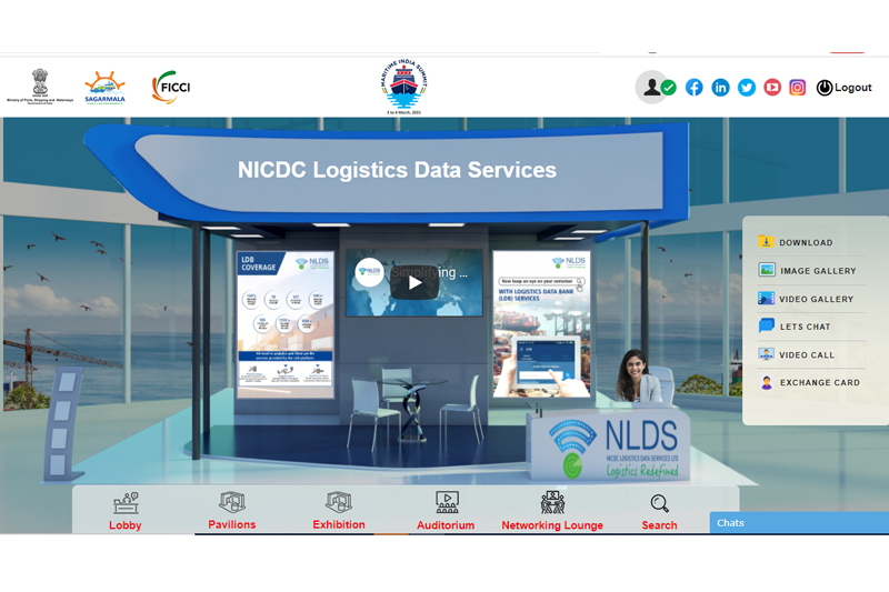 NLDS Participated at the India Maritime Summit 2021 