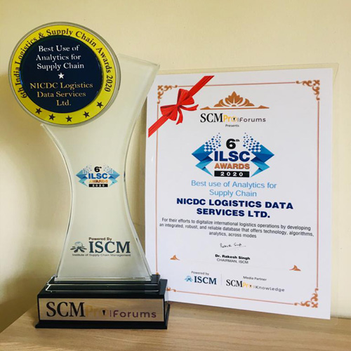 NLDS Bagged 2 Awards at 6th India Logistics & Supply Chain Awards 2020